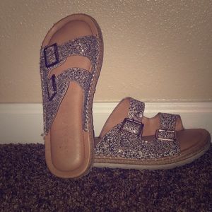 Silver Sparkle sandal